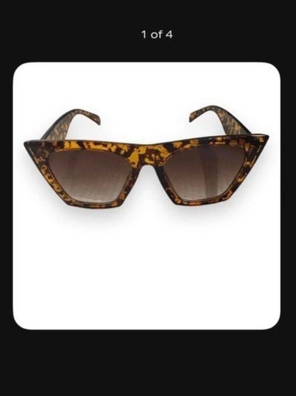 Brown and yellow tortoiseshell cat eye sunglasses #catseye #tortoiseshell